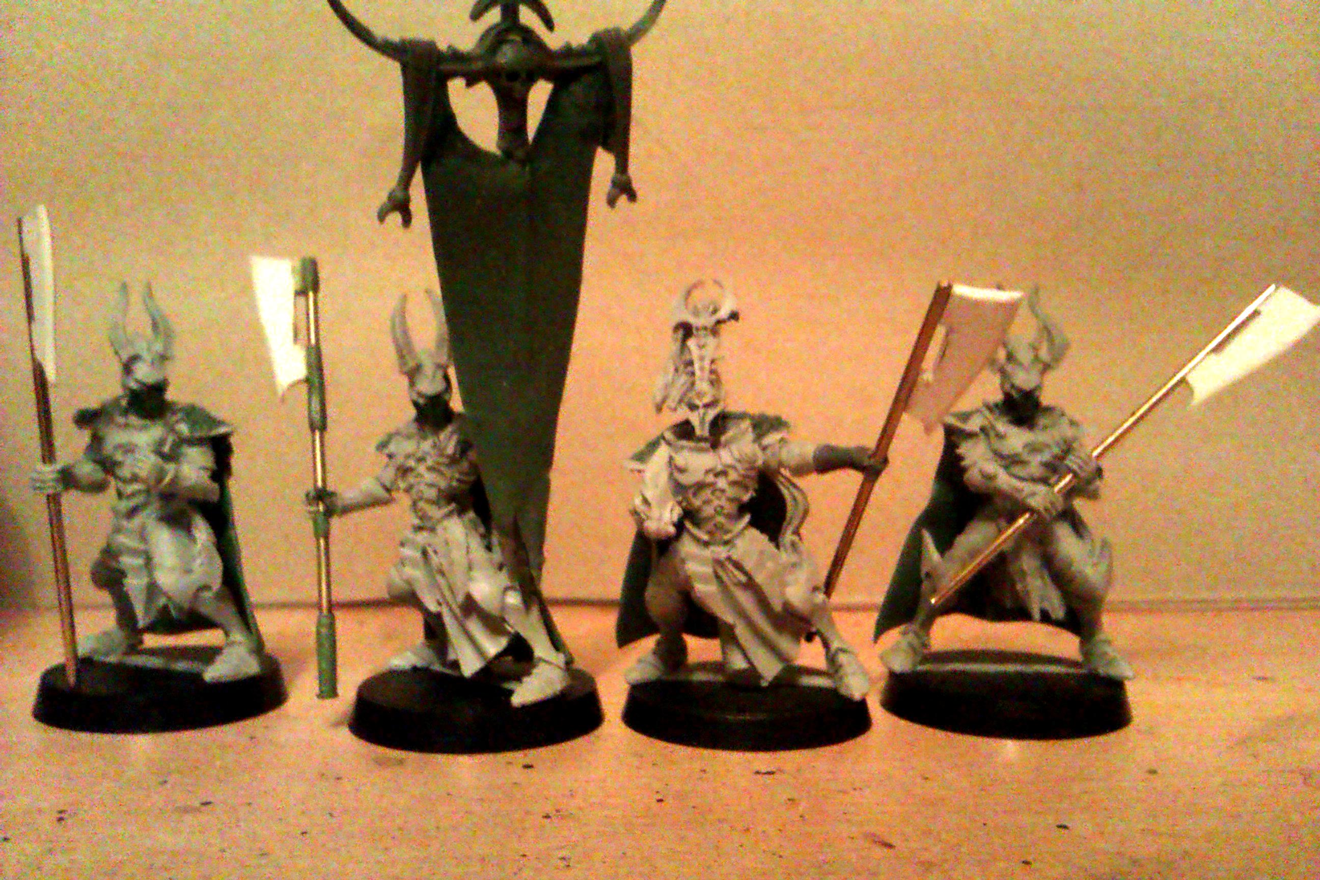 Chaos, Chosen, Warhammer Fantasy, Work In Progress Chosen halberds w
